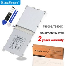 KingSener T9500C 노트북 배터리 For Samsung T9500C T9500E T9500U T9500 Galaxy Tab Note Pro 12.2 SM-P900, 한개옵션0