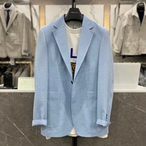 리버클래시 21S/S 스카이블루 솔리드 레귤러핏 캐주얼 자켓 (LHS 24601)