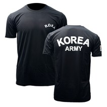 쿠닌 검정라운드반팔티셔츠 남자 로카티 군인 코리아아미티셔츠 군용 쿨론반팔티 0W404C80
