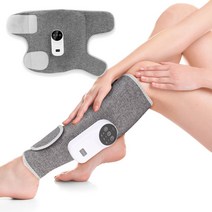[원터치자동] 휴대용 무선 공기압 종아리 온열 안마기 다리 에어 근육 마사지기 발 마사지 기계, 2.VV-SH-16C2(라이트그레이) 한정특판