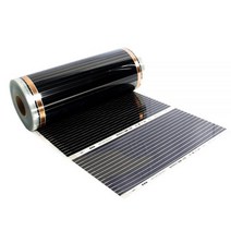 적외선 Underfloor 난방 필름 220V 전기 따뜻한 바닥 시스템 80Wm2 50CM 너비 홈 온난화 호일 매트 Made In Korea, 50x500cm