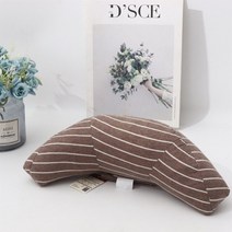 자동차 방석 차쿠션 카매트 자동차 베개 스타일링 목 머리 받침 쿠션 아기 자동차 안전 벨트 베개 어깨 안전 스트랩 머리띠 지원, 비커피