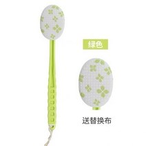 등로션바르기 등에 로션 등신기 바르고 약 샤워 브러쉬 바디 에멀젼 긴 손잡이 연모욕 세트, 10 녹색등바르는신기+교체천
