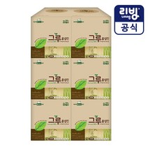 [삼정펄프] 그루 무표백 홈냅킨 120매 6입/화장지/티슈, 선택:그루 홈냅킨 120매 6입, 6개