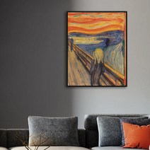 [더벨라] 뭉크 - 절규 The Scream (1893) 모던프레임 캔버스액자