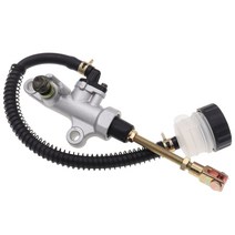 야마하 밴시 350 용 리어 백 브레이크 마스터 실린더 펌프 YFZ350 87-06 FZR 250 400 500 600 1988-1993 / FJR1300 RD350 YZF R1, [02] Black