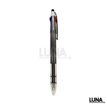 루나 UV3색 스마트터치펜 신형니들펜 0.7mm 독일잉크 1개 잘 써지고 샤이니한 나만의 특별한 삼색볼펜, 블랙