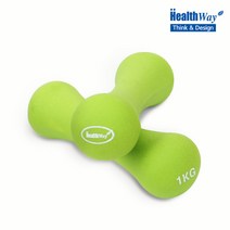 [KT알파쇼핑][헬스웨이] 네오프렌 미용아령 1KG세트(2개), 단품, 1kg