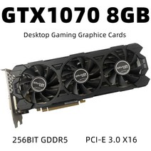 그래픽카드 지포스 rtx 3060 4090 중고 채굴 중고 Envinda GTX 1070 8GB 게임용 GPU 비디오 카드 NVIDIA, 한개옵션0