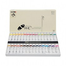[RA㏓] 신한화구 SWC 수채화 물감 32색 15ml Tubes 전문 화방 그림 칠하기 가미술 미술 ▷_§Ea, 옵션없음[^%&], 《본상품》