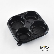 DSH-4구반찬용기 다용도소스통4칸 배달반찬용기4칸 일회용소스용기4칸 4칸소스통 일회용반찬용기4칸 4칸소스 200세트