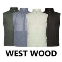 웨스트우드 WESTWOOD 일상 및 가벼운 레저활동에 다양하게 착용 가능한 남성 여름 솔리드 타공 베스트조끼 WM2MTVTQ601