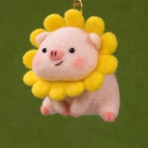양모펠트인형 DIY 인형 키트 고양이 강아지 펠트 Sun Flower-펠트 양모 동물 오리 핸드메이드 DIY 포크 재, 한개옵션1, 05 6