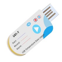 데이터로거 창고 저장 냉장 수송 실험실 고정밀 디지털 온도 usb 데이터, 베이지