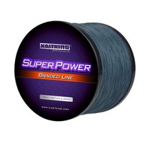 낚시줄 경심줄 감성돔원줄 KastKing SuperPower 시리즈 300m 500m 1000m 4 가닥 10-50LB 꼰 낚싯줄 PE 멀티 필라멘트 브레이드 라인 호수 강 낚시, 300m-10LB, Gray