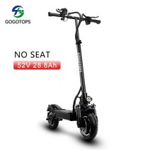 전동킥보드 전기 스쿠터 성인 2000w 듀얼 모터 빠르고 저렴한 오토바이 킥, 52v 28.8ah-no 좌석, 협력사