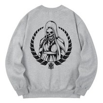 KAN6312 KMG0059 숭배 기모 맨투맨 - 그레이