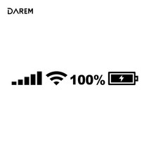 핸드폰 충전 차량용 스티커 흠집 차량용스티커 디젤스티커 경차꾸미기, 화이트