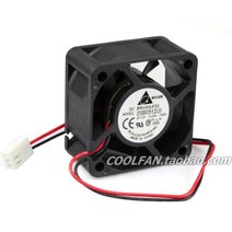 1pcs 델타 5cm 5025 dc 12v 0 09a 2 서버 냉각 팬 50x50x25mm, 없음