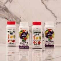 비락 야채사랑365(18EA)+유기농포도와야채(18EA), 36개, 180ml