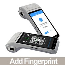 카드 포스기 POs 이지체크 단말기 신화포 POS PDA 안드로이드 휴대용 터미널 프린터 티켓 소기업 전문 상, 02 Add Fingerprint_02 미국 플러그