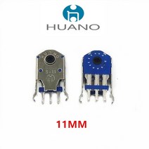 HUANO-마우스 네비게이션 휠 인코더 5MM 7MM 9MM 10MM 13MM 모든 종류의 마우스 디코더 1.74mm 구멍 거리, 06 5Pcs 11MM