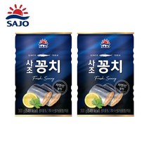 [사조] 꽁치 통조림 300g, 2개