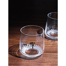 2022년 수출버젼 HIBIKI 핸드카빙 화이트연꽃 크리스탈 위스키글라스