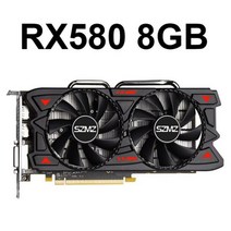 리퍼브 SZMZ Radeon 비디오 카드 RX 580 8GB GDDR5 256Bit 그래픽 마이닝 게임 gpu용, 01 RX580 8GB