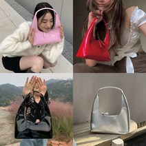 미니글로시호보백 에나멜 숄더백 가방 토트 포인트