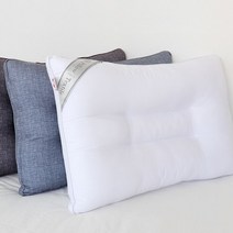 [천삼백케이] [아름드리홈] 통째로 빨아쓰는 기능성 경추베개 솜 50x70, 그레이