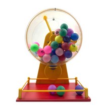 럭키 로또 추첨기 로또 기계 예상번호 랜덤뽑기 추첨기계 번호 추출기 뽑기 캡슐뽑기기계, 넘버볼50개