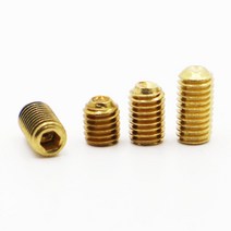 M2 황동 무두 볼트 DIN916 육각 소켓 헤드 나사 스크류, M2 (10pcs), 8mm, 1개