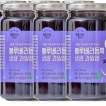 복음자리 블루베리 듬뿍 생생과일 잼 470g (냉장) 과일 청 퓨레 토스트 소스 홈카페 라떼 만들기, 6개