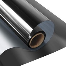 단열필름 사생활 창문 아파트 편도 거울 창 개인 정보 보호 필름 단열 자외선 차단 열 제어 반사 방지 엿보는 홈 오피스123553, Black -silver