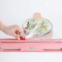 핸드형 슬라이딩 랩 커터기 자석부착보관, 그레이, 1개