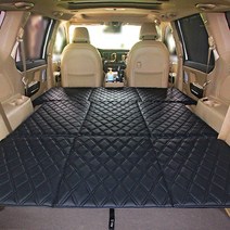 카빛나 더뉴/올뉴/4세대 카니발 9인/11인 차박매트 평탄화매트, 올뉴/더뉴카니발 7/9인승, 올블랙