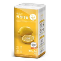 한예지 한예지 셰프 천연펄프 키친타올 150매 8롤 1팩, 단일옵션