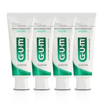 GUM 검 덴탈페이스트에스 치약 130G, 4개