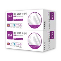 클로 간편하게 뽑아쓰는 위생백 500매 중형, 2개