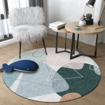 GRSOEZO원형 러그 카페트 거실 안방