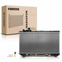 A-Premium 변속기 오일 쿨러가 있는 엔진 냉각수 라디에이터 토요타 RAV4 1996-1997 L4 2.0L 자동/수동 트랜스. 교체 번호 164007A121 164007A