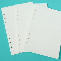 쓰기좋은 무지 a5다이어리속지 135매 6공속지 육공다이어리 리필 자유로운필기 재재데이, 상세페이지 참조