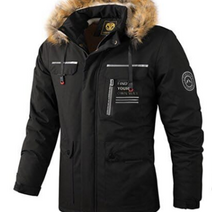 남자웰론패딩 잠바 남성 후드 하프 겨울야상점퍼 2color