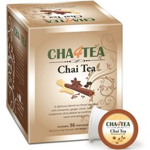 Keurig Cha4TEA 큐리그 K Cup Chai Black Tea 블랙티 36ea 캡슐커피
