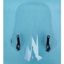 혼다 엘리트 클릭 125 오토바이 윈드스크린 CB190X, 투명  40cm 두께 4.2MM