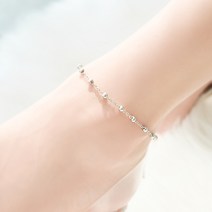 노이드비 써지컬스틸 볼포인트 심플튼튼 실버체인발찌