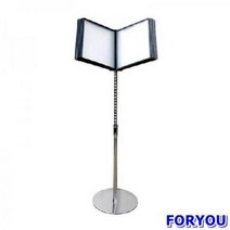 ForU650 아트사인 메뉴북 안내판 A4 스탠드 카타로그꽂이 가격판 가격표 메뉴꽂이