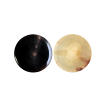 단추닷컴 바둑알 소뿔단추 20mm, 2.브라운, 1개