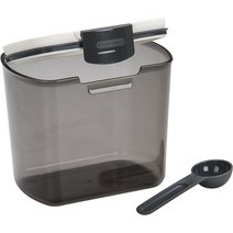 프로그레시브 인터내셔널 PKS-600 1.5쿼트 플라스틱 커피 프로키퍼 보관 용기 스쿱 포함 착색, 스택, 한 사이즈